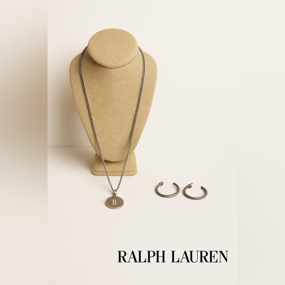 Ralph Lauren Jewelry - Elegant Silver Necklace and Earring Set